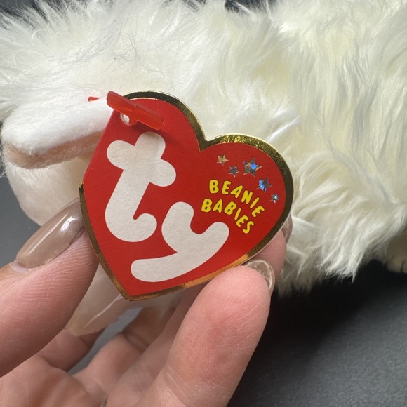 Ty Beanie Baby Snocap the White‎ Snow Fox 8" Rare - Picture 8 of 10